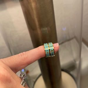 Blue mark jacobs earrings